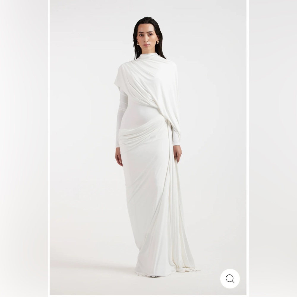 Elegant Draped Dress